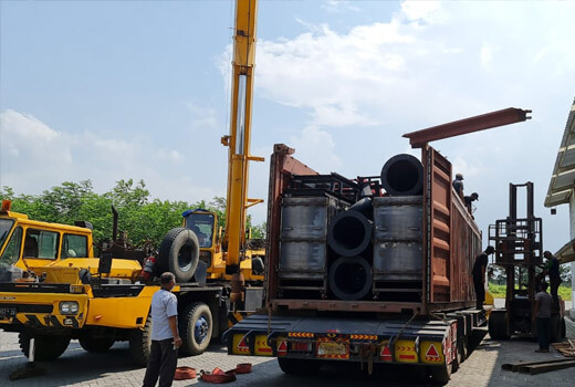 Supply of charcoal kilns EKKO-2, Java Island, Indonesia