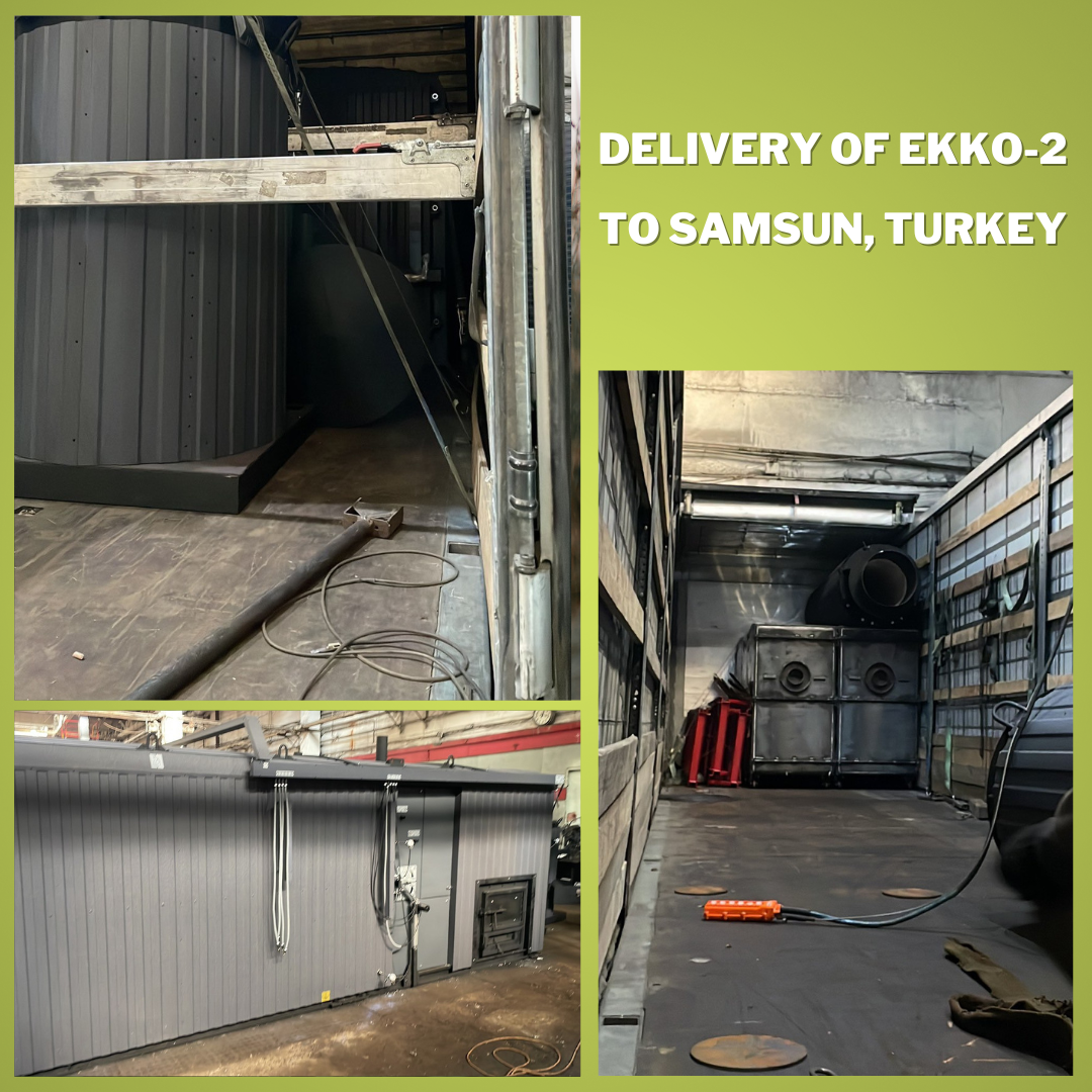 Dear friends! We are thrilled to share the news of the shipment of our advanced charcoal furnace, EKKO-2, to Samsun, Turkey.