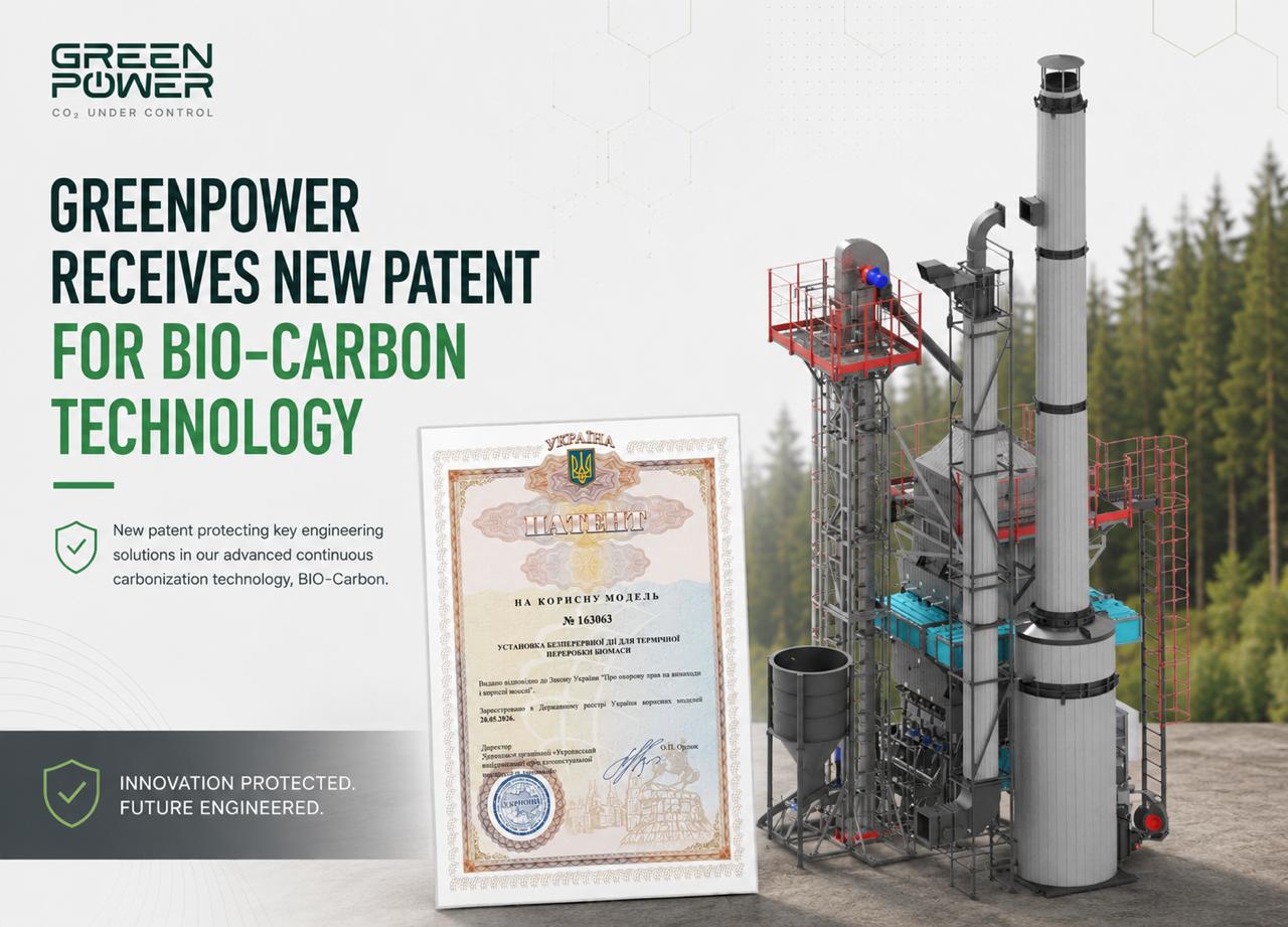 GreenPower Receives a New Patent for BIO-Carbon Technology